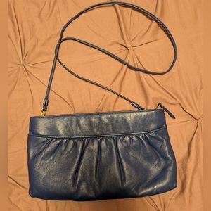 Blue Nordstrom leather purse